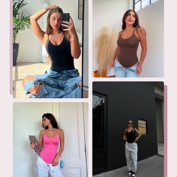 Black Women's Shapewear Bodysuit - Picture 6 of 9